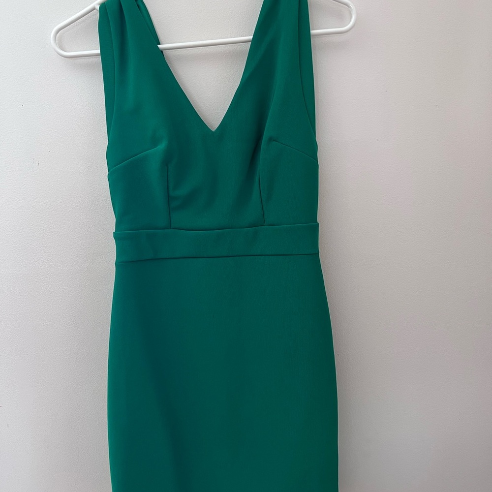 Forever 21 Strapless Green Dress